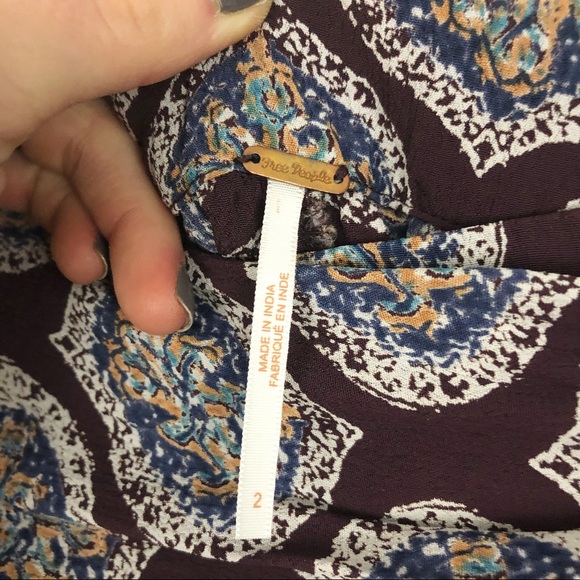 Free People Purple All A Dream Wrap Short 2 - Picture 5 of 9